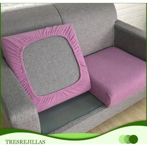 1/2/3/4 Seats Stretch Sofa Cushion Cover Pet Kids Furniture Protector Polar Fleece Spandex Washable Removable Slipcover