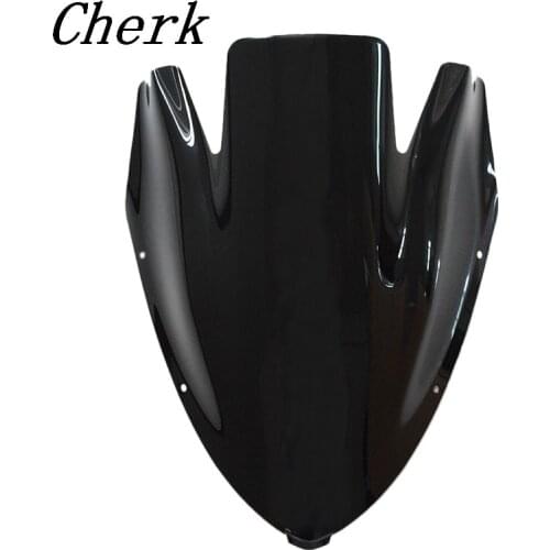New Black Motorcycle Double Bubble Windshield Windscreen Fairing For Kawasaki Ninja 650R ER-6F Ninja 2006 2007 2008