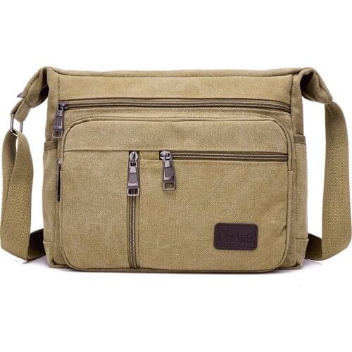 2021 new mens casual one-shoulder fashion messenger bag canvas bag mens bag large-capacity travel bag handbags purses women bag