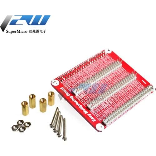 Compatible with Raspberry pi 2/3 generation one to three GPIO expansion board breadboard DIY experiment + screws