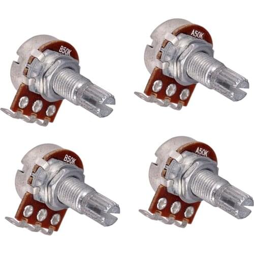 Genuine 50k Pot Split Shaft Guitar Volume/ Tone Control Potentiometer Pots