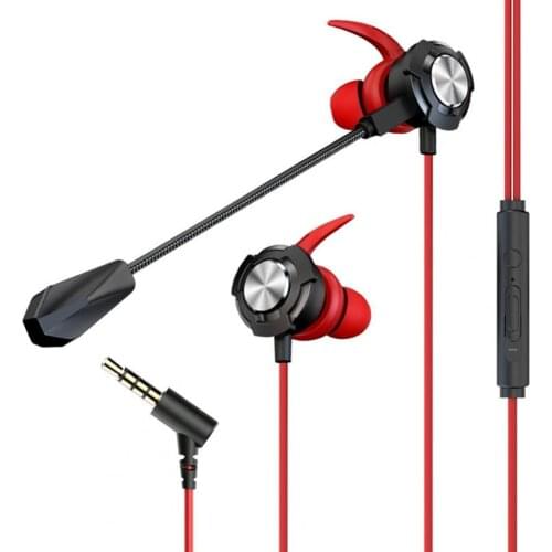 With Built-in Microphone 3.5mm In-Ear Wired Call Earphone Gaming Compu Headsets HiFi Headphones With Stereo Sound Mic For Phone