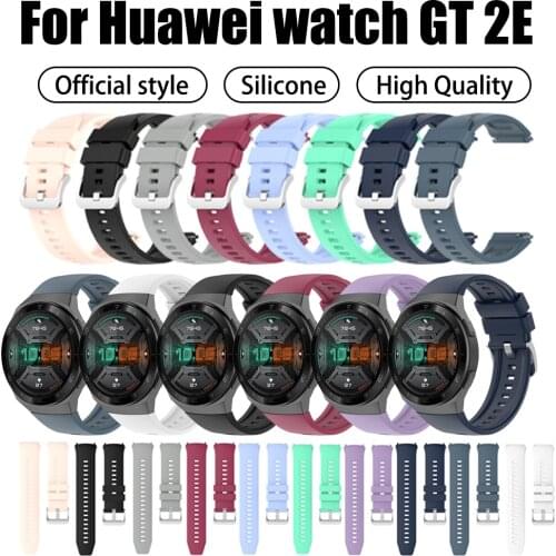 Soft Silicone Sport Band Straps For Huawei watch GT 2e Bracelet Replacement Watchband For HUAWEI WATCH GT 2E Smart Accessories