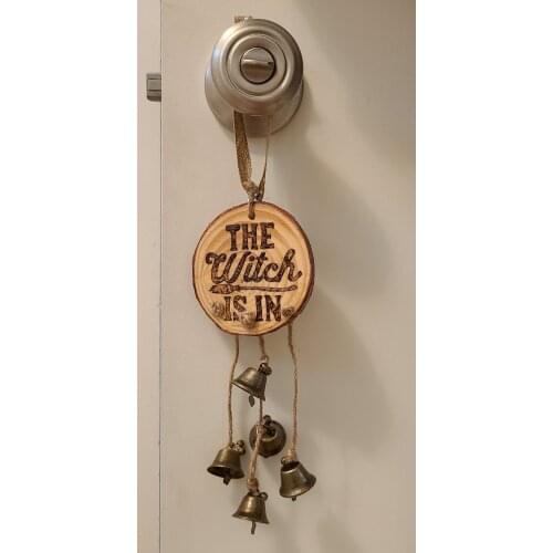 Handmade Witches Bells Keychain,Home Protection for A Witch,Occult Decor,Pagan, Magick Altar Tools