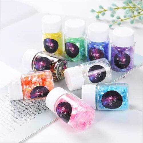 DIY Colorful Filling Nail Art Resin Jewelry Making UV Material Fantasy Confetti Filler For Epoxy Resin Mold Making Accessories