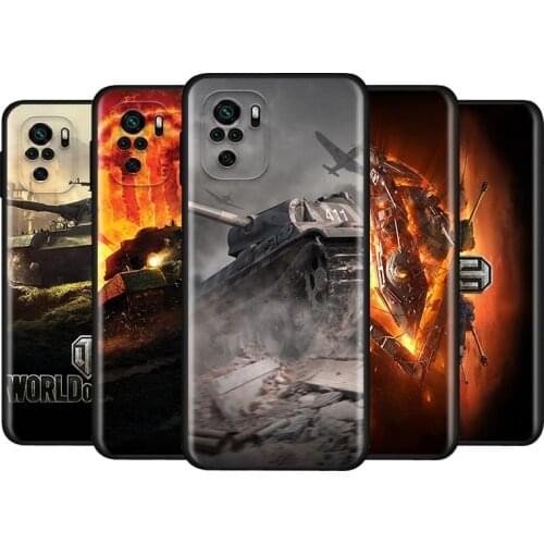 World of Tanks For Xiaomi Redmi Note 10S 10 9 9S 9T 8T 8 7 6 5 Pro Max 5A 4X 4 5G Soft Silicone Phone Case