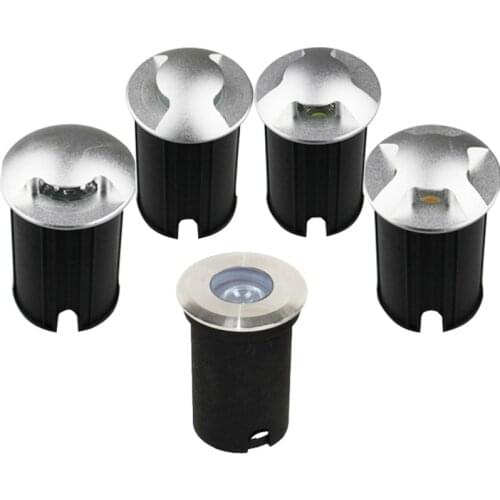 LED Underground Light 1W 3W Ground Garden Path Floor Lamp Outdoor Inground Buried Yard Landscape Stair Wall 85-265V DC12V