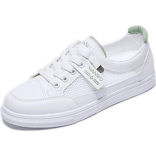 2021Summer All-match Sports White Shoes Refreshing And Breathable Pu Material Soft And Comfortable Wear-resistant Non-slip Shoes