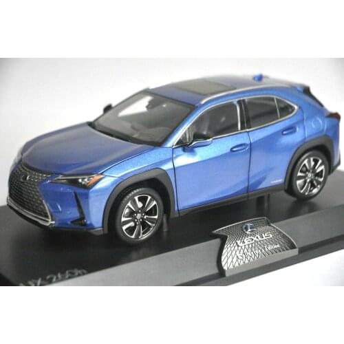 1:18 Diecast Model for Lexus UX 260h 2020 Blue SUV Alloy Toy Car Miniature Collection Gift UX 260 UX260h Toyota