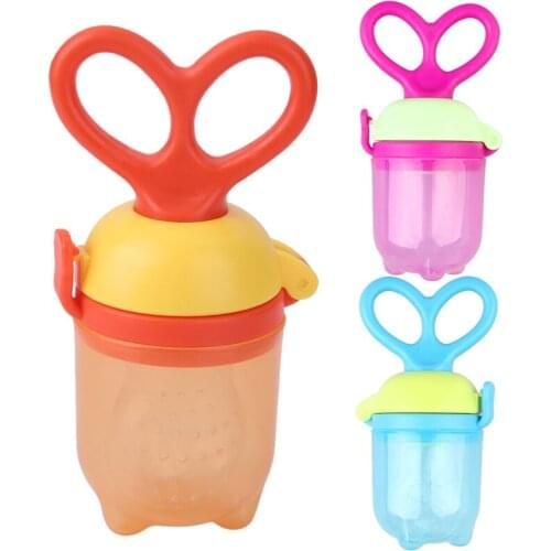 1PC Baby Pacifier Silicone Feeding Fruits Nibbler Food Safe Nipple