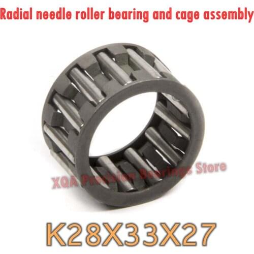 10PCS/LOT K283327 Radial needle roller bearing and cage assembly 28*33*27 mm K28X33X27 79241/28