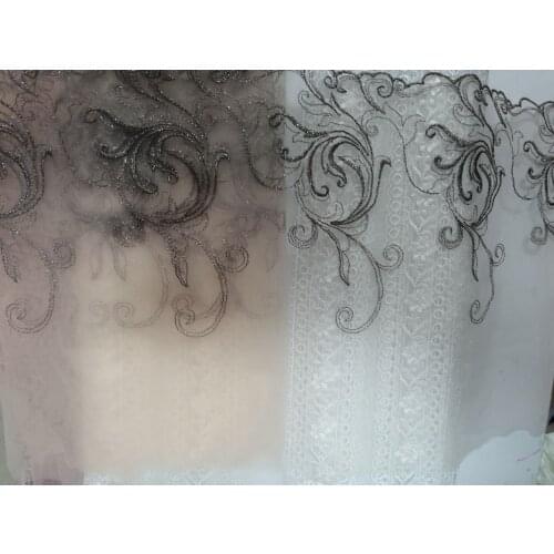 2Yards Mesh Lace Trim Tulle Ribbon Handmade DIY Garment Needlework Sewing Underwear Fabric Clothing Material 20cm Width