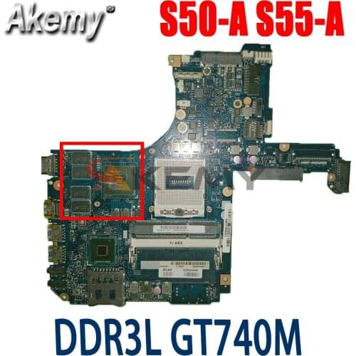 AKemy H000053270 For Toshiba Satellite S50 S50-A S55 S55-A S55t-A L50-A Laptop motherboard DDR3L GT740M Video card