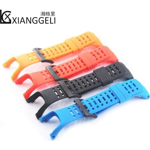 Watch Accessories Rubber Strap 24mm Fits SUUNTO AMBIT1 2S 2R 3R 3peak Outdoor Sports Mens and women Watch strap