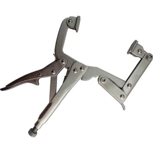 Anti-rust 9-inch New C-type 4-gear Regulating Vise Welding and Drilling in Machine Repair Workshop for Fixing Screws wholesales