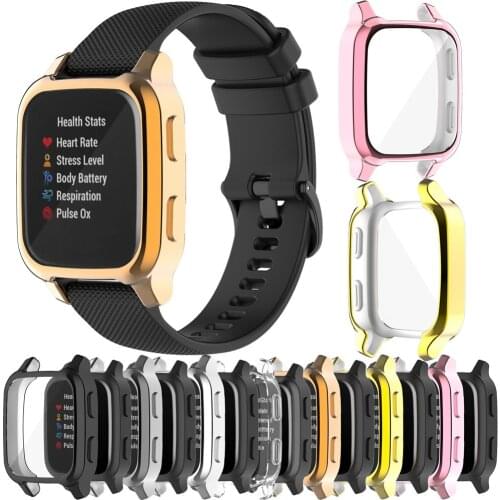 Protector Full Case Cover For Garmin Venu SQ Protective Shell Anti-scratch Shockproof Frame Cases Bumper Smartwatch Accessories