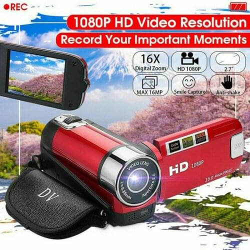 24MP Digital Video Camera Camcorder 16x Digital Zoom Handheld Digital Cameras With LCD Screen 2.0 Inches TFT LCD Camcorder