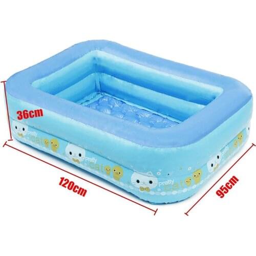 Eco-friendly PVC Pool Kids 2 Layered Inflatable Swimming Pool for Kids Fun Outdoor Pool for Playing Water Swimming Pools 5221