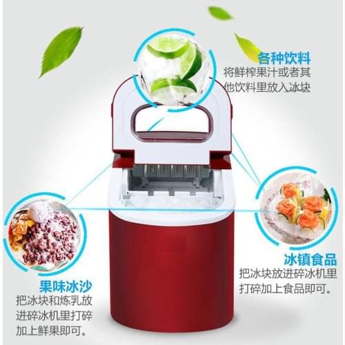 High Production 15kg / 24h Bullet Ice Maker Cube Machine For Home Commercial Ice Maker Machine
