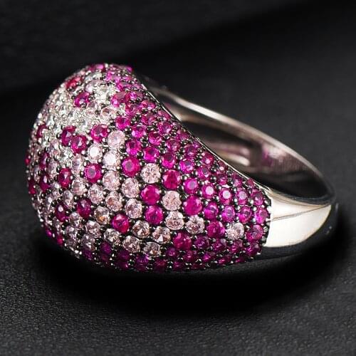 GODKI Jimbora Hot Trendy Luxury Rings Shiny Cubic Zircon Crystal CZ Party Finger Rings For Women Wedding DUBAI Bridal Ring