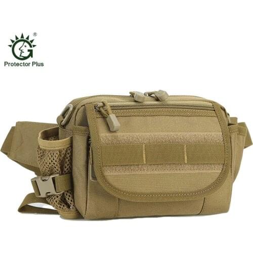 Men Waist Pack Multi-functional Waist Bag Outdoor Sport Waterproof Nylon Bag Military Shoulder Bag