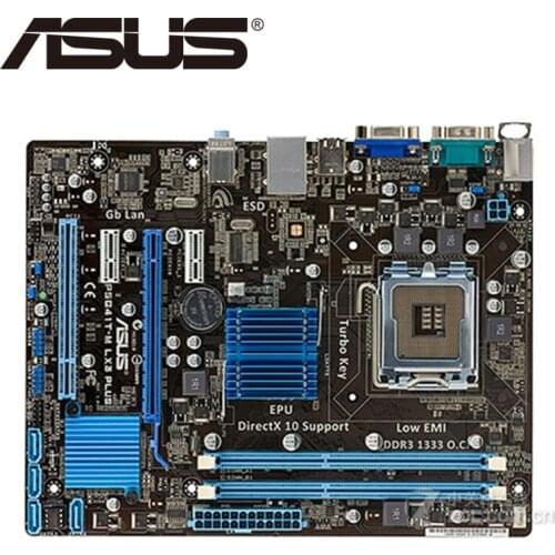 Asus P5G41T-M LX3 Plus Desktop Motherboard G41 Socket LGA 775 Q8200 Q8300 DDR3 8G u ATX UEFI BIOS Original Mainboard On Sale