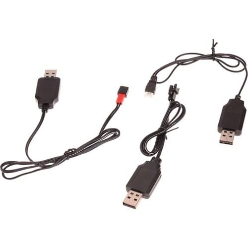 New 3.7V Battery Usb Charger Sm-2p Jst Xh2.45 X5 For Rc Helicopter Quadcopter Toy