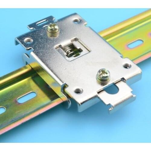 Single phase SSR 35MM DIN rail fixed solid state relay clip clamp with 2 mounting screws