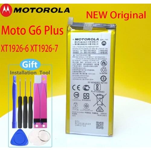 Original JT40 Battery For Motorola Moto G6 Plus XT1926-6 XT1926-7 Phone High Quality 100% New 3200mAh Battery+Tracking Number