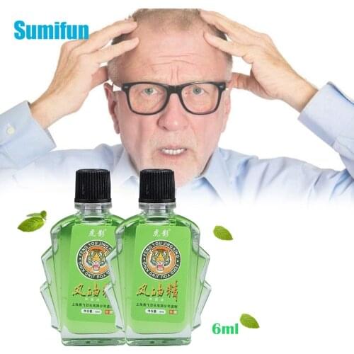 6ml Tiger Balm Refreshing Oil For Headache Dizziness Motion Sickness Medicated Abdominal Pain Chinese Fengyoujing Oil C2307