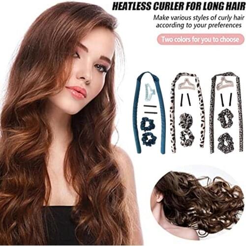 Heatless Curling Rod Headband Lazy Curler Silk Curling Ribbon Silk Curling Ribbon Heatless Hair Curling Improve Version
