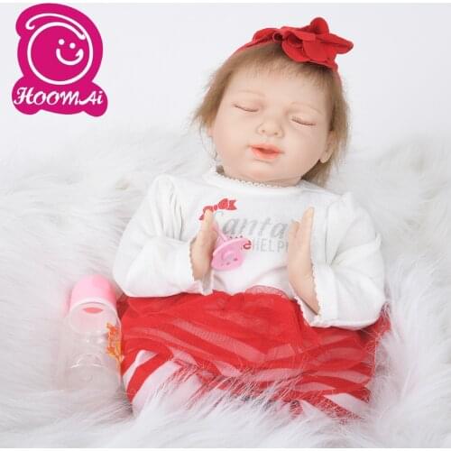 22" 55CM DIY Toy Style Alibaba Express Mohair Reborn Cloth Body Baby Doll Baby Alive Doll Kit For Sale