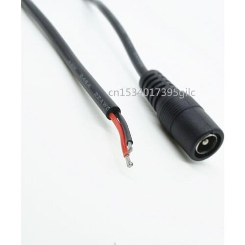Pure copper DC power cord male and female connector monitoring plug 5.5 female head line 2.1mm DC5521 line DC5.5X2.1 link line