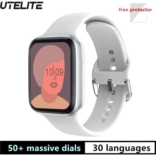 UTELITE IWO AK88 Smart Watch 1.75inch Series 6 44MM BluetoothCall HeartRate Mens Watches Wristband Fitness Tracker PK HW12 HW22