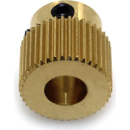 1pcs Extrusion Wheel Brass gear wheel 40 Tooth Gear for Creality CR-10 Ender-3 3D Printer
