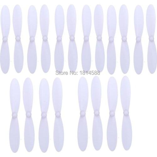 20PCS Hubsan X4 H107P H107C + H107D + PLUS Quadcopter accessories H107D + -02 white propeller blade main blade