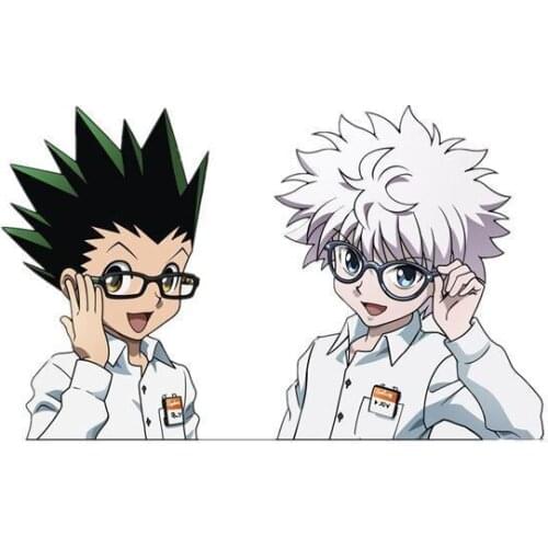 2X Hunter X Hunter Gon and Killua Anime Car Sticker Decal Decor Motorcycle Off-road Laptop Vinyl Cover Scratches Waterproof PVC
