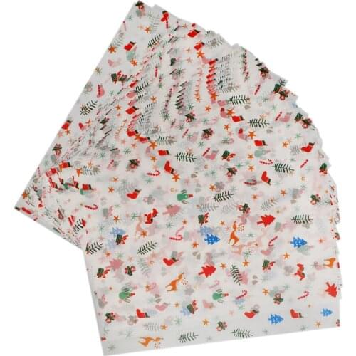 50pcs Wax Paper Food Wrapping Paper Greaseproof Baking Soap Packaging Paper