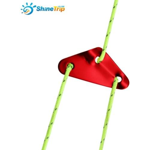 Tent Accessories (10 pcs) Triangle Aluminum Alloy Camping Tent Wind stopper Rope Adjuster Buckle Tentorial Wigwam Buckle