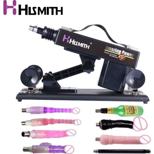 Hismith Automatic Sex Machine for men and women with 8PCS Attachments Adult Love Machine EU AU US UK Plug Secret Package