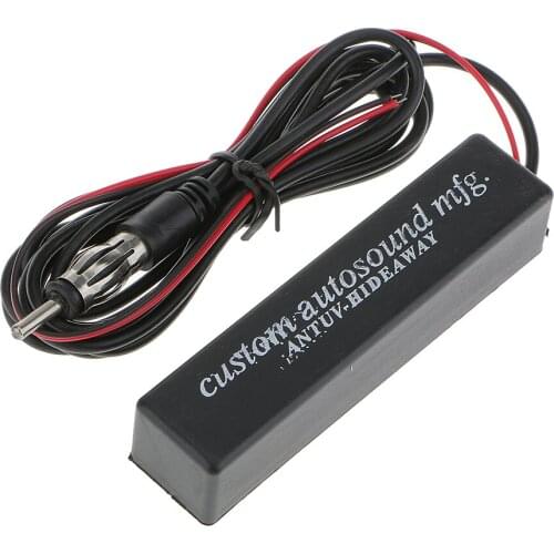 Car AM FM Stereo Radio Antenna Aerial Signal Amp Hidden Amplifier Booster