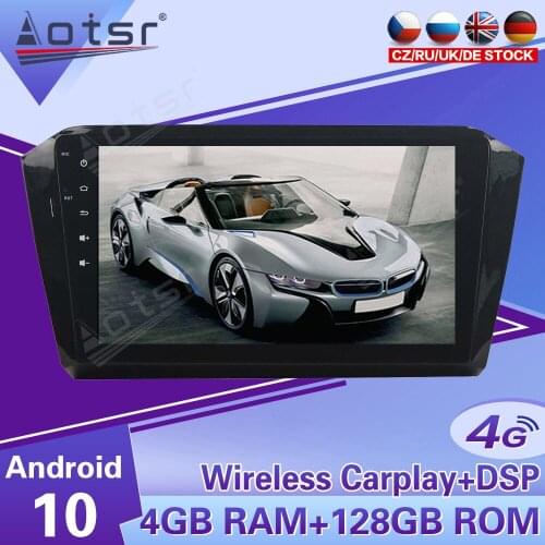 2 Din IPS Screen Android 10 DSP Car Multimedia Player For VW/Volkswagen PASSAT 2015 2016 Navigation Audio Radio Stereo head unit