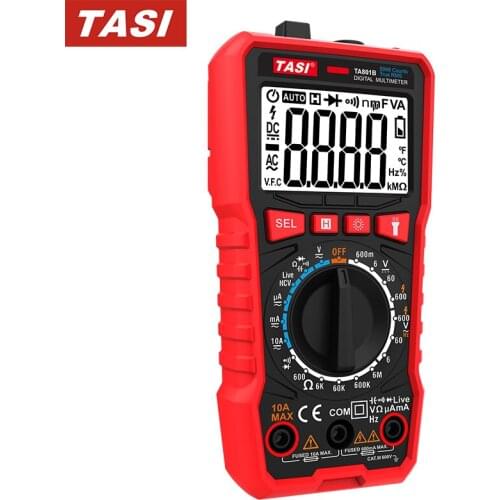 TASI Digital Multimeter Voltage Current Resistance Tester With Factory Price TA801B
