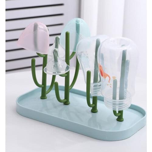 Baby feeding bottle drain rack, nipple feeding cup holder, storage drying rack, bottle cleaning and drying machine