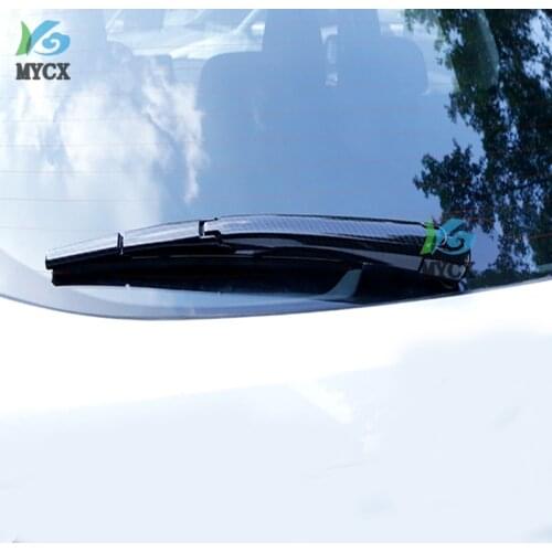 For Mazda CX5 CX-5 CX 5 2017 2018 2019 Car detector ABS chrome car rear back glass wiper nozzle cover frame trim tail window