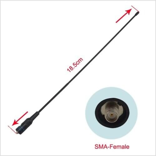 NA-771 144/430MHz Dual Band Handheld Antenna for Baofeng Radio UV--5R,UV-6R,UV-5RA,UV-82PUXING PX-888K,QUANSHENG TG-UV2