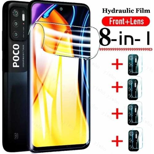 Hydrogel Film Poko M3 Pro Poco F3 X3 Pro Screen Protector Glass for Xiaomi Poco X3 NFC M3Pro 5G Pocco Pocophone X3Pro X F M 3