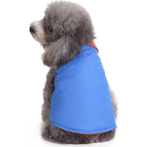 Pet dog Winter and autumn clothes zipper jacket winter pet clothes cotton clothes