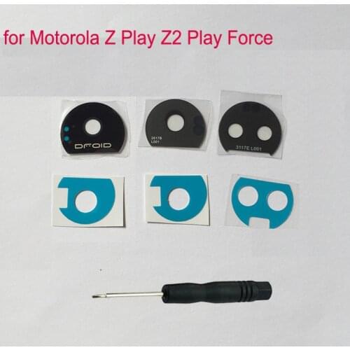 Original For Motorola Moto Z Play Z2 Play Z2 Force E4 Plus Mobile Phone Housing Back Camera Glass Lens Protector Cover + Tools