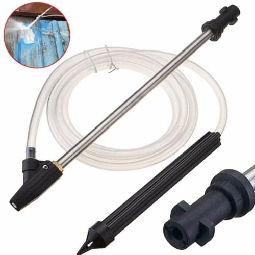 High Pressure Spray Washer Lance Turbo Nozzle+Sandblasting Tube For Karcher K2-K7 Car Washer Wet Sand Blaster Car Accessories